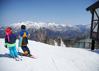 View from the ski slope