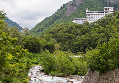 層雲峡　朝陽亭